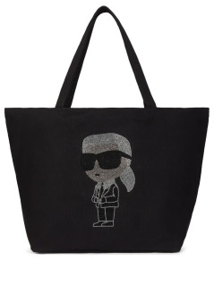 karl lagerfeld handbag womanikon rhinestone shopper - a3w50016 999