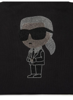 karl lagerfeld handbag womanikon rhinestone shopper - a3w50016 999