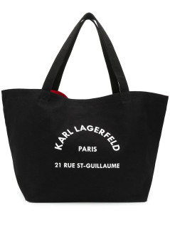 karl lagerfeld handbag womank rsg canvas shopper - a1w50006 999