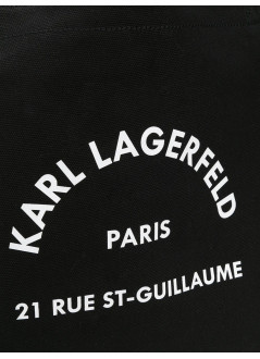 karl lagerfeld handbag womank rsg canvas shopper - a1w50006 999