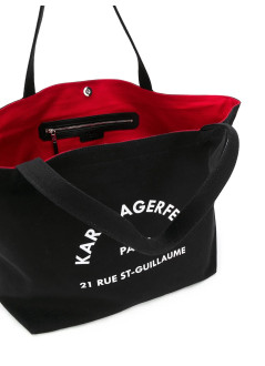 karl lagerfeld handbag womank rsg canvas shopper - a1w50006 999