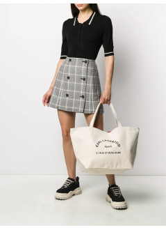 karl lagerfeld handbag womank rsg canvas shopper - a1w50006 106