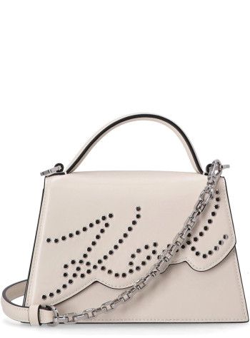 karl lagerfeld crossbody womank signature 2 0 sp sm cb studs - a3w30044 110