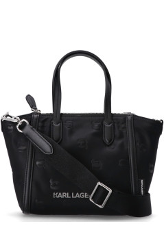 karl lagerfeld handbag mujer ikon nylon sm ew tote aop - a3w30119 2de