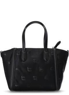 karl lagerfeld handbag mujer ikon nylon sm ew tote aop - a3w30119 2de