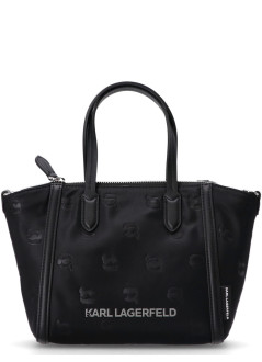 karl lagerfeld handbag mujer ikon nylon sm ew tote aop - a3w30119 2de