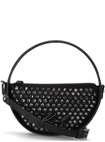 karl lagerfeld crossbody mujer k signature sp round bag emb - a3w30052 1rc