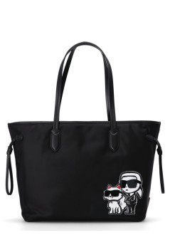 karl lagerfeld handbag mujer ikon nylon sketch duo tote - a2w30179 999