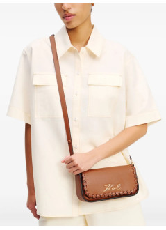 karl lagerfeld crossbody womank signature crossbody whip - a2w30195 1ur