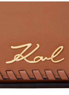 karl lagerfeld crossbody womank signature crossbody whip - a2w30195 1ur
