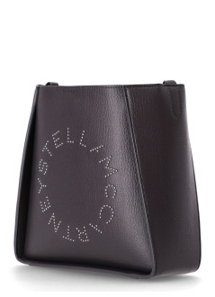 stella mccartney crossbody mujer logo crossbody bag eco embossed grainy alter mat - 700073wp0563 1164
