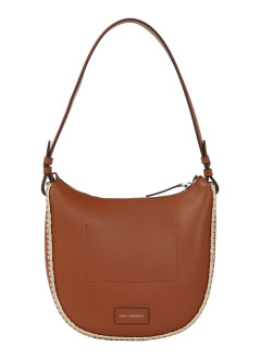 karl lagerfeld crossbody womank circle moon shb raffia whip - a2w30015 1an