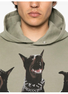 represent sweater manthoroughbred hoodie - mlm41134 khaki