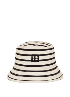 anine bing gorras mujer nicks bucket hat - a1211453mtl69 white black