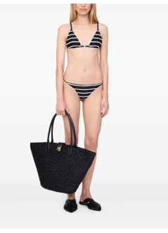 anine bing bikini braga mujer bellamy bikini bottom - a1110968mtl65 multi