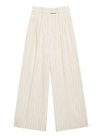 anine bing pantalon mujer lou trouser - a0310863mtl66 multi