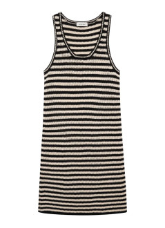 anine bing dress womanarie dress - a0211448mtl81 white black