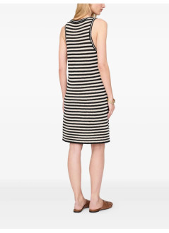 anine bing dress womanarie dress - a0211448mtl81 white black