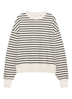 anine bing sweater womandean sweatshirt - a0811436mtl69 white black