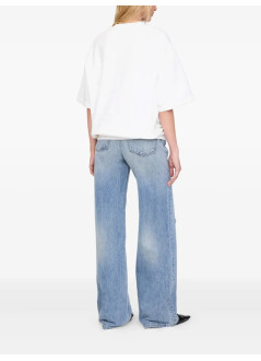 anine bing top mujer jay sweatshirt bing - a0811002ofw1 off white