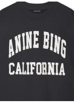 anine bing sweater womanmiles sweatshirt anine bing - a0810025009 washed black