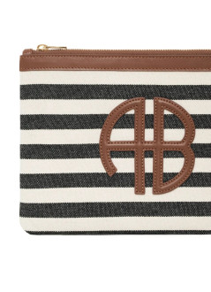 anine bing clutch womanlili pouch - a1311063mtl1 multi