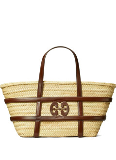 tory burch handbag womanella straw basket - 169219902 902