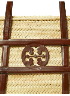 tory burch handbag womanella straw basket - 169219902 902