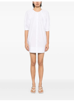 staud vestido mujer mini vincent dress - 907905 wht
