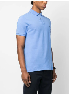 polo ralph lauren polo mansskccmslm1-short sleeve-knit - 710782592012 harbor island blue c7998
