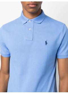 polo ralph lauren polo mansskccmslm1-short sleeve-knit - 710782592012 harbor island blue c7998