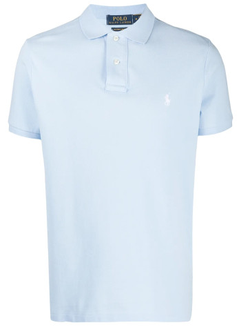 polo ralph lauren polo mansskccmslm1-short sleeve-knit - 710782592013 office blue c1750