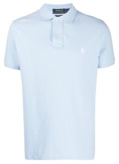 polo ralph lauren polo mansskccmslm1-short sleeve-knit - 710782592013 office blue c1750