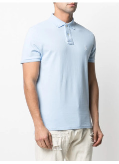 polo ralph lauren polo mansskccmslm1-short sleeve-knit - 710782592013 office blue c1750