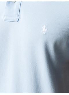 polo ralph lauren polo mansskccmslm1-short sleeve-knit - 710782592013 office blue c1750