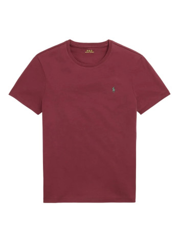 polo ralph lauren camiseta hombre sscncmslm2-short sleeve-t-shirt - 710671438424 red wine c5546