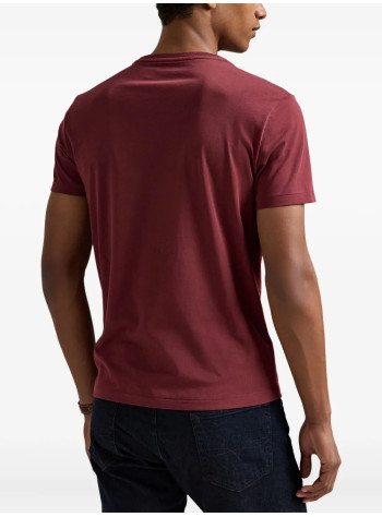 polo ralph lauren camiseta hombre sscncmslm2-short sleeve-t-shirt - 710671438424 red wine c5546 2