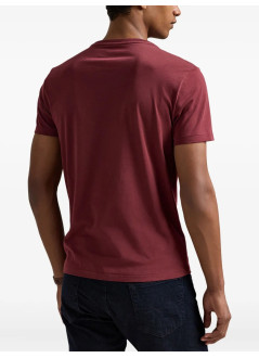polo ralph lauren camiseta hombre sscncmslm2-short sleeve-t-shirt - 710671438424 red wine c5546