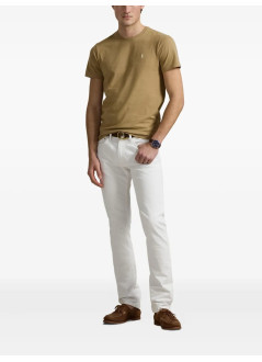 polo ralph lauren t-shirt mansscncmslm2-short sleeve-t-shirt - 710671438429 coastal beige c7952