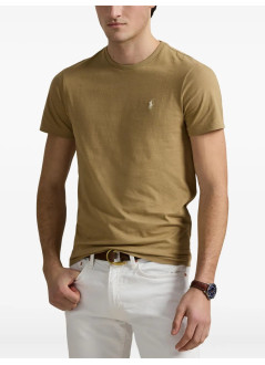 polo ralph lauren t-shirt mansscncmslm2-short sleeve-t-shirt - 710671438429 coastal beige c7952
