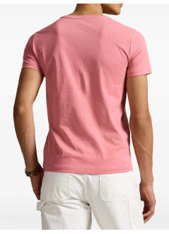 polo ralph lauren t-shirt mansscncmslm2-short sleeve-t-shirt - 710671438433 desert rose c7524