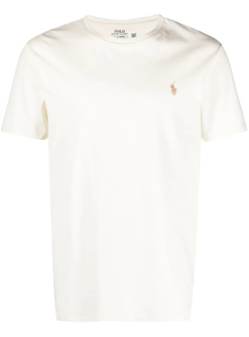 polo ralph lauren t-shirt mansscncmslm2-short sleeve-t-shirt - 710671438350 parchment cream c8634