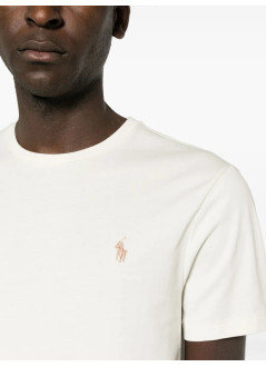 polo ralph lauren camiseta hombre sscncmslm2-short sleeve-t-shirt - 710671438350 parchment cream c8634
