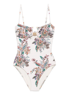 zimmermann swimsuit womanrhiannon knot trim 1pc - 4217wss251 crmmulpai