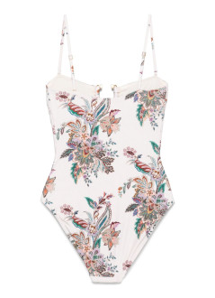zimmermann swimsuit womanrhiannon knot trim 1pc - 4217wss251 crmmulpai