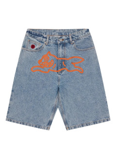 icecream pantalon corto hombre running dog denim shorts - icd25204 heavy wash blue
