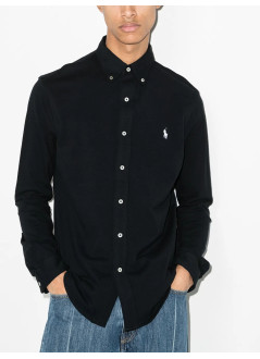 polo ralph lauren shirt manlsfbbdm5-long sleeve-knit - 710654408016 aviator navy