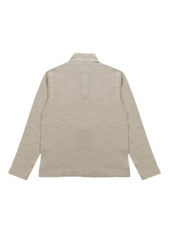 polo ralph lauren knitwear manlshzm1-long sleeve-half zip - 710964531005 chalk heather
