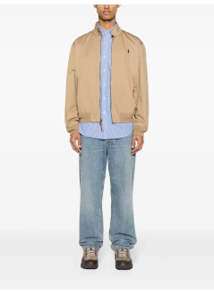 polo ralph lauren outerwear manwindbrkr jkt-lined-windbreaker - 710923261001 cafe tan