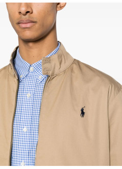 polo ralph lauren outerwear manwindbrkr jkt-lined-windbreaker - 710923261001 cafe tan